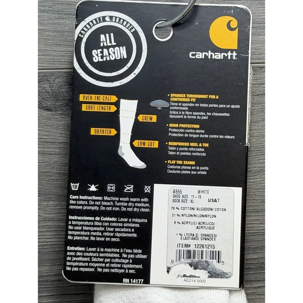 Carhartt socks xl